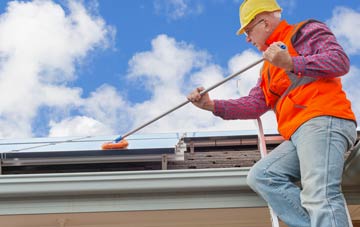 Felinfoel soft wash roof cleaning